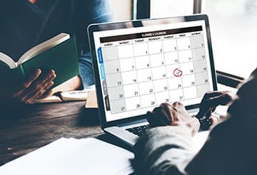 Book your appointment feature